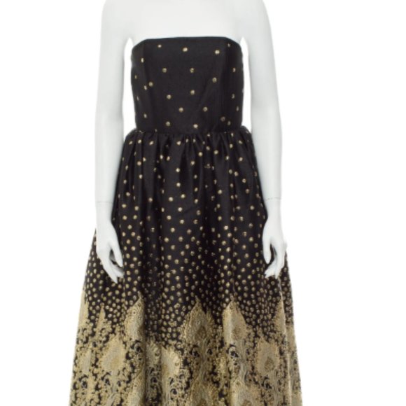 Alice + Olivia Printed Long Dress - Picture 2 of 3